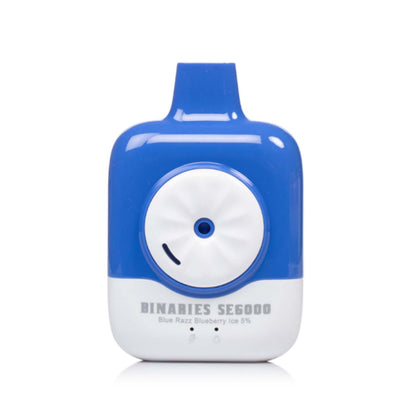 Binaries SE6000 Disposable Vape - Blue Razz Blueberry Ice - BLANKZ!