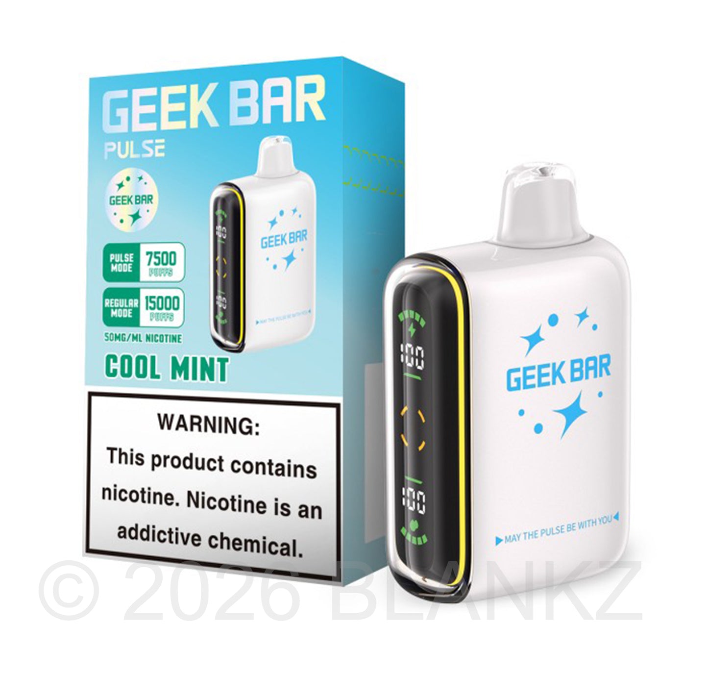 Geek Bar Pulse 15000 Puffs Disposable Vape - 5% Nicotine - 50+ Flavors