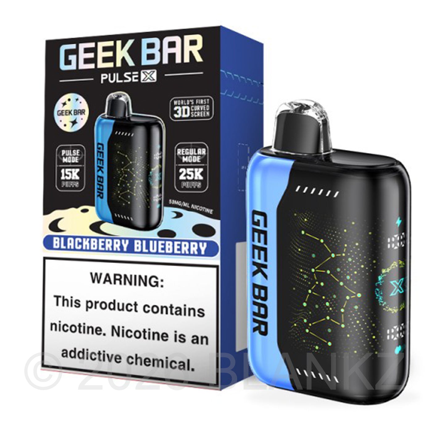Geek Bar Pulse X 25000 Puffs Disposable Vape - 5% Nicotine - 35+ Flavors