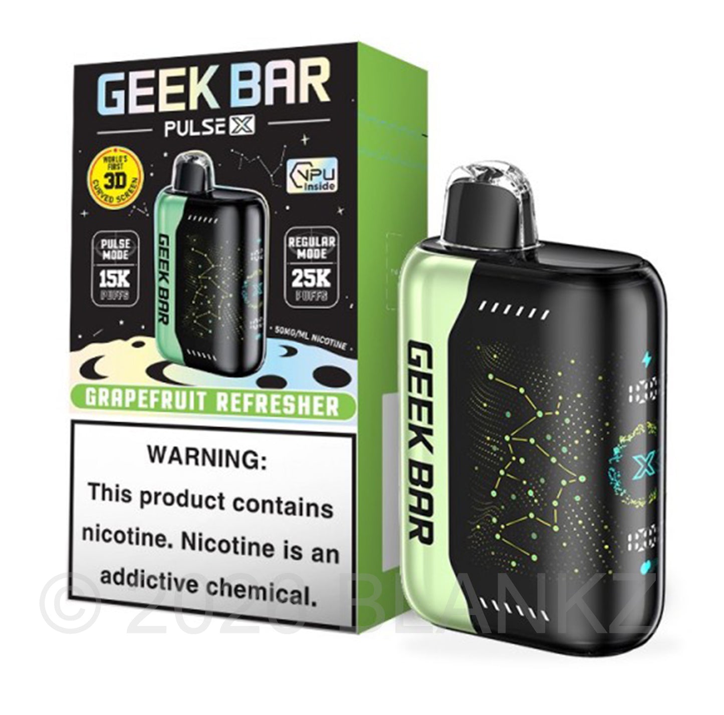 Geek Bar Pulse X 25000 Puffs Disposable Vape - 5% Nicotine - 35+ Flavors
