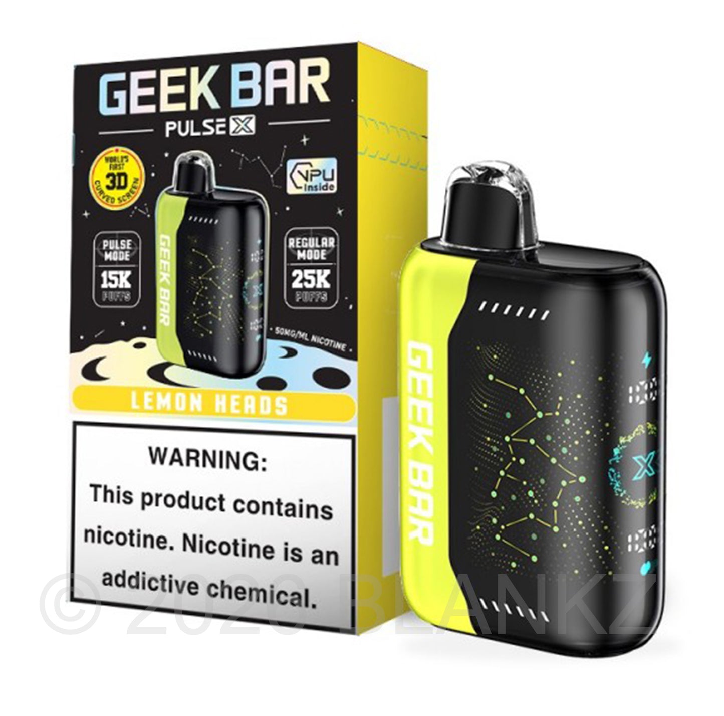 Geek Bar Pulse X 25000 Puffs Disposable Vape - 5% Nicotine - 35+ Flavors