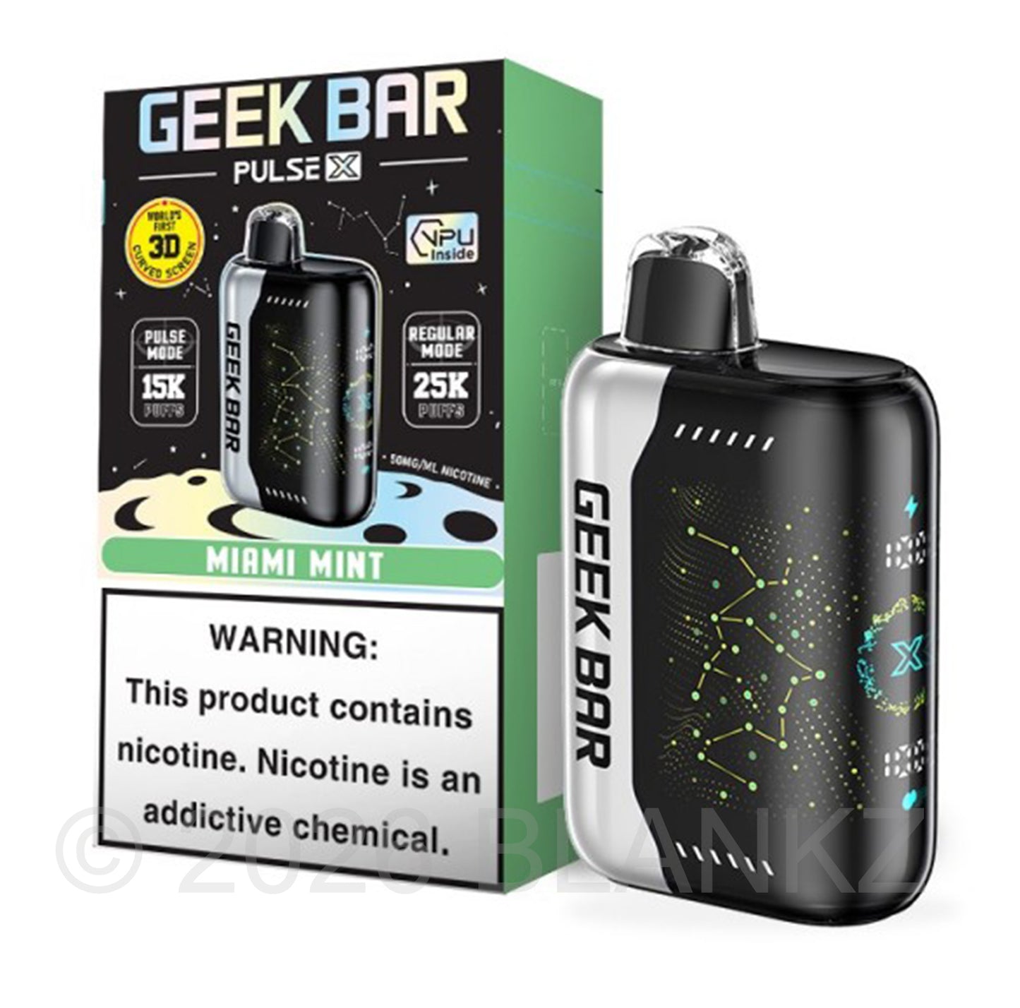 Geek Bar Pulse X 25000 Puffs Disposable Vape - 5% Nicotine - 35+ Flavors