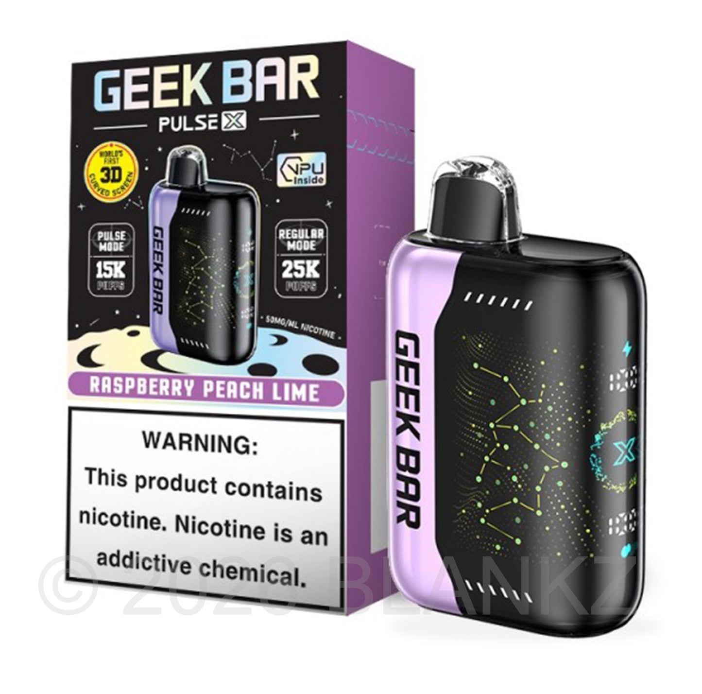 Geek Bar Pulse X 25000 Puffs Disposable Vape - 5% Nicotine - 35+ Flavors