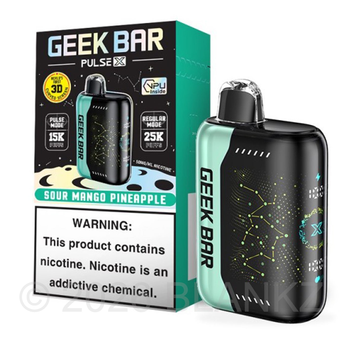 Geek Bar Pulse X 25000 Puffs Disposable Vape - 5% Nicotine - 35+ Flavors