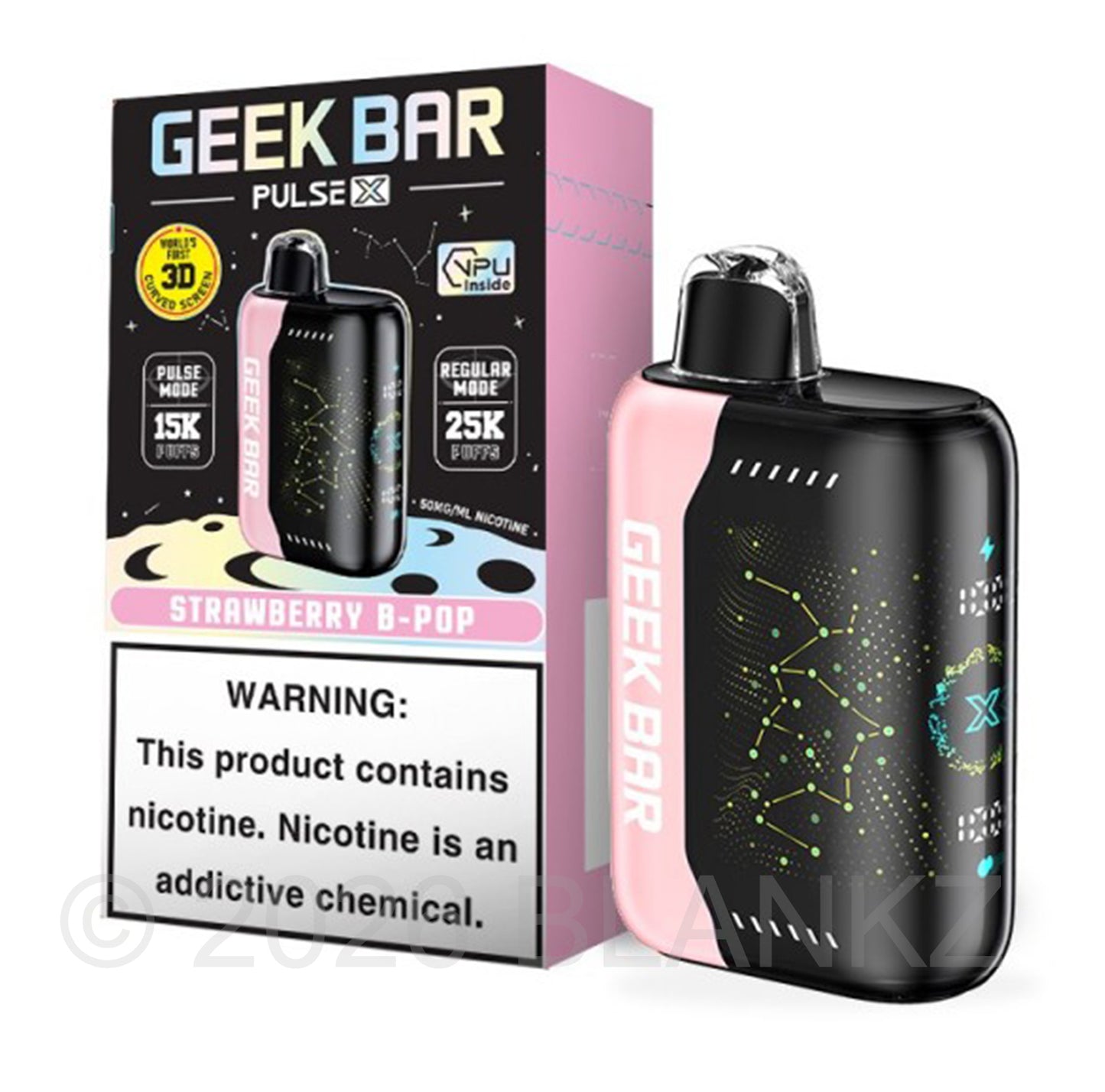 Geek Bar Pulse X 25000 Puffs Disposable Vape - 5% Nicotine - 35+ Flavors