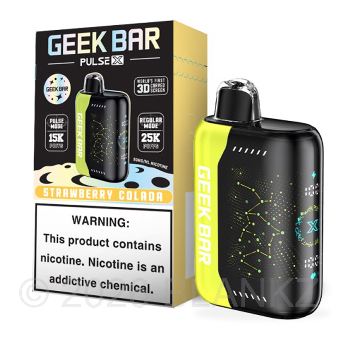 Geek Bar Pulse X 25000 Puffs Disposable Vape - 5% Nicotine - 35+ Flavors