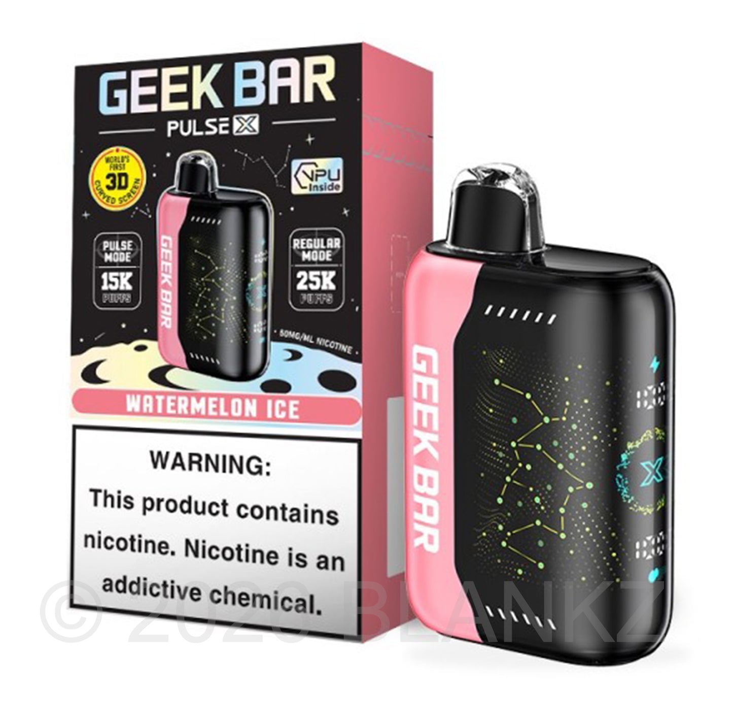 Geek Bar Pulse X 25000 Puffs Disposable Vape - 5% Nicotine - 35+ Flavors
