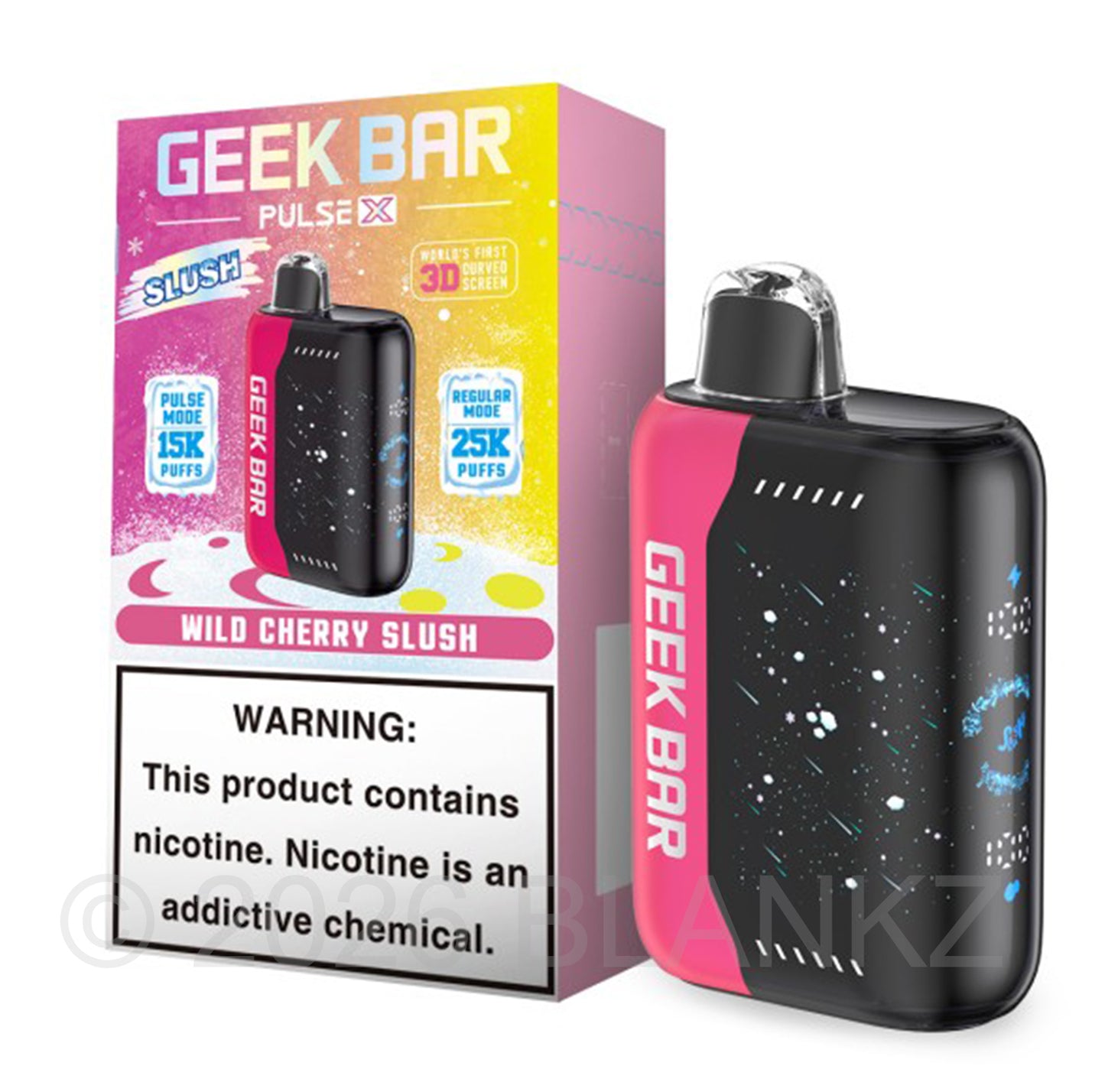 Geek Bar Pulse X 25000 Puffs Disposable Vape - 5% Nicotine - 35+ Flavors