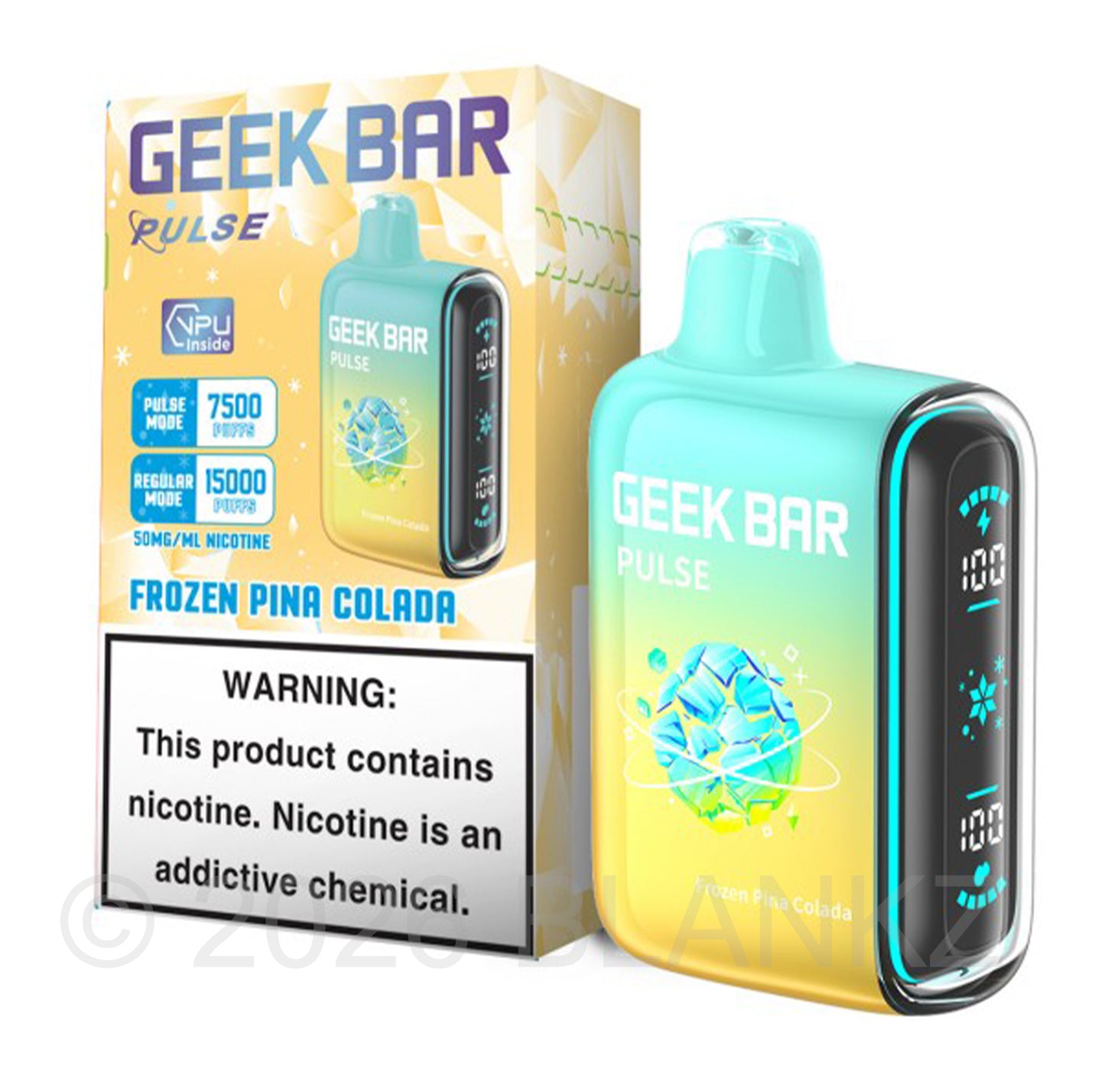 Geek Bar Pulse 15000 Puffs Disposable Vape - 5% Nicotine - 50+ Flavors