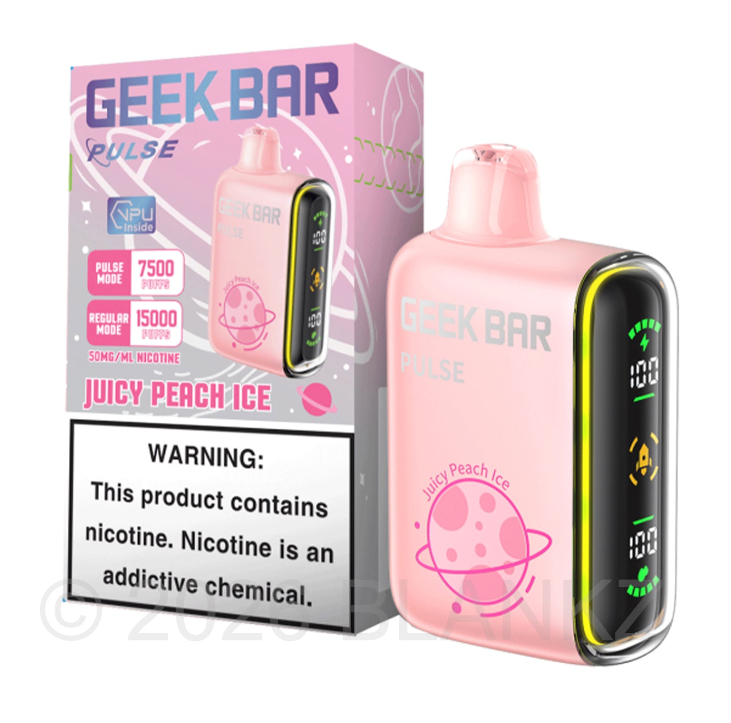 Geek Bar Pulse 15000 Puffs Disposable Vape - 5% Nicotine - 50+ Flavors
