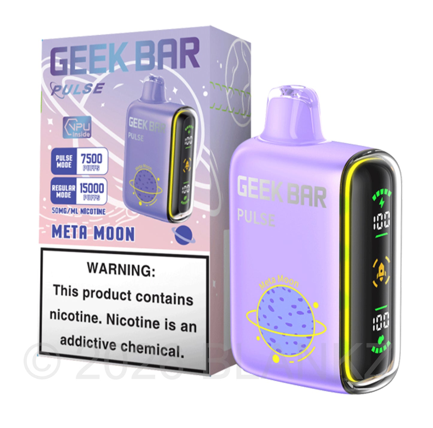 Geek Bar Pulse 15000 Puffs Disposable Vape - 5% Nicotine - 50+ Flavors