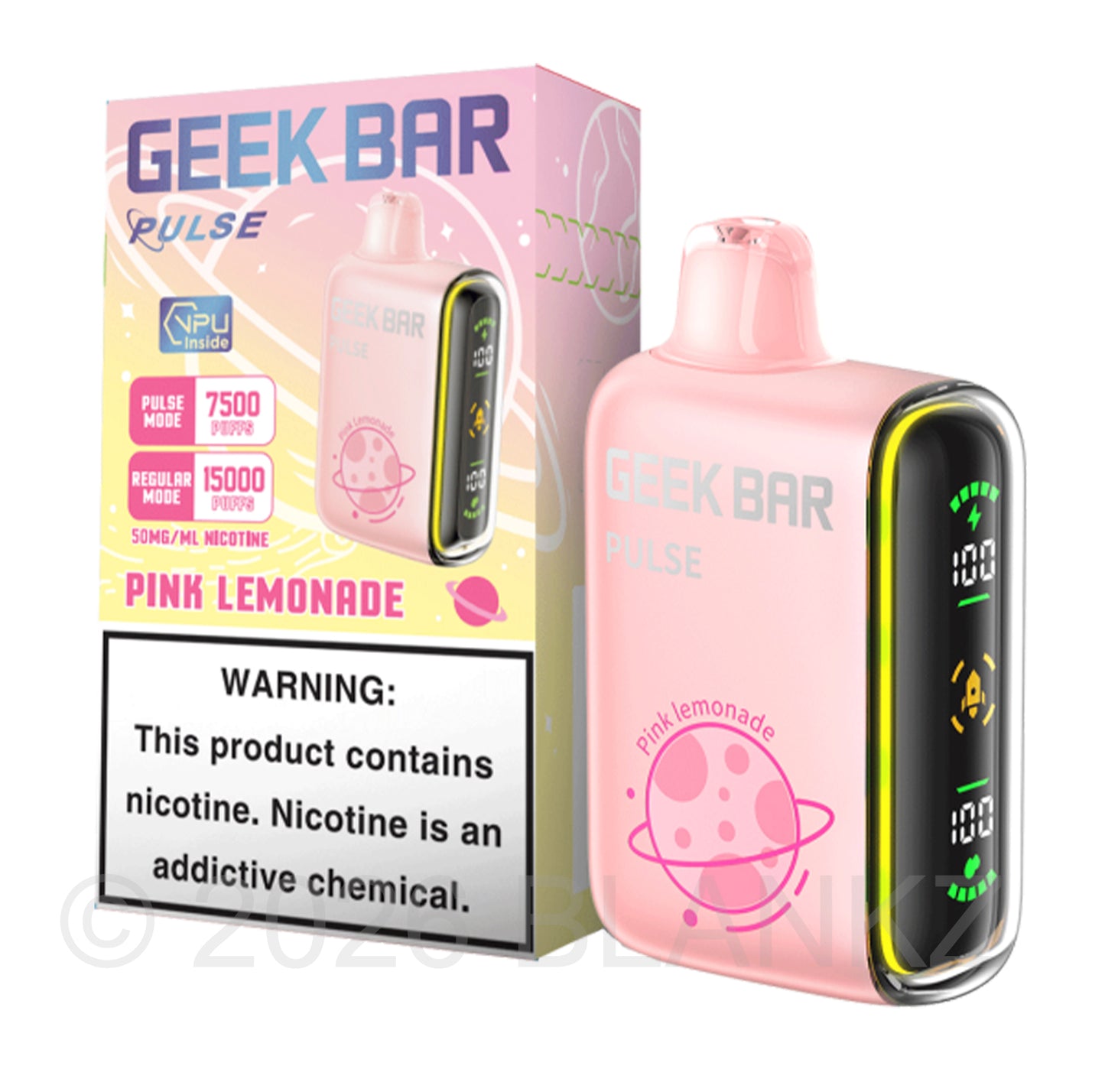 Geek Bar Pulse 15000 Puffs Disposable Vape - 5% Nicotine - 50+ Flavors