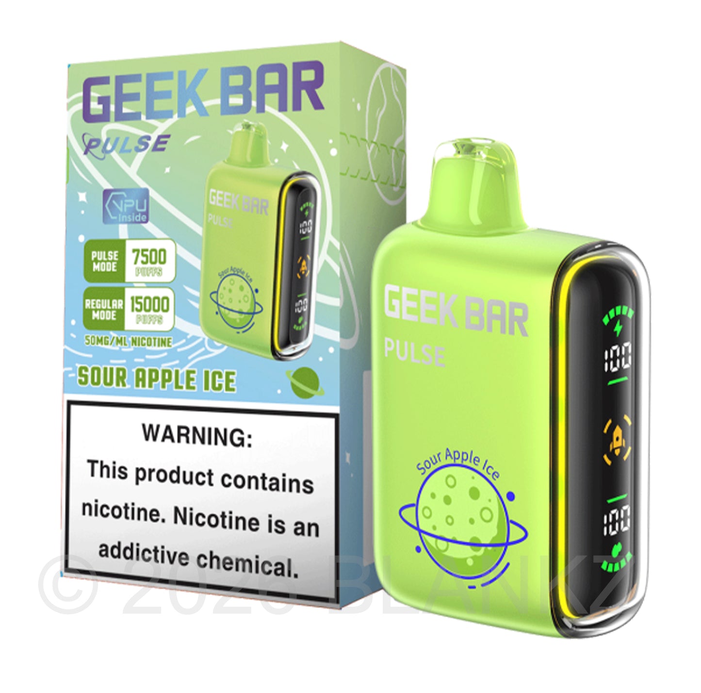 Geek Bar Pulse 15000 Puffs Disposable Vape - 5% Nicotine - 50+ Flavors