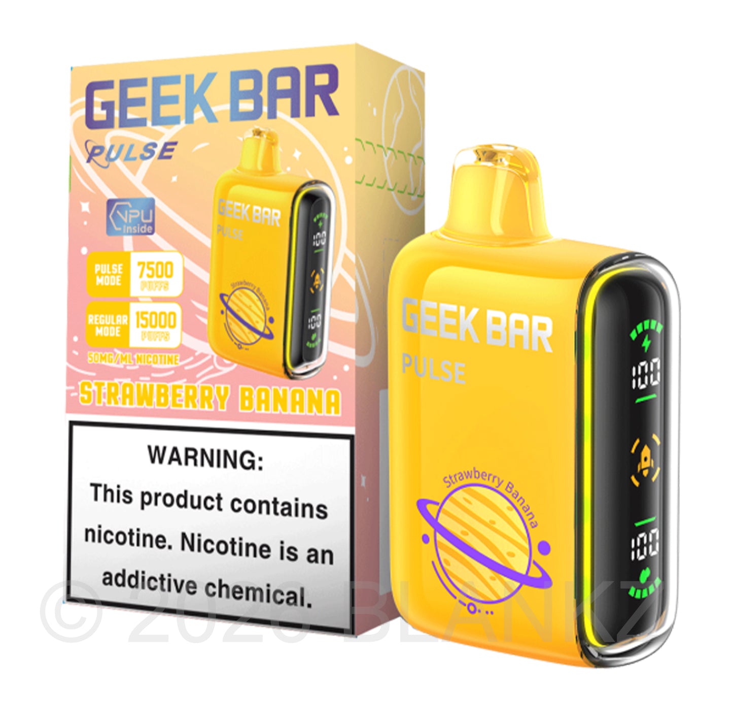 Geek Bar Pulse 15000 Puffs Disposable Vape - 5% Nicotine - 50+ Flavors