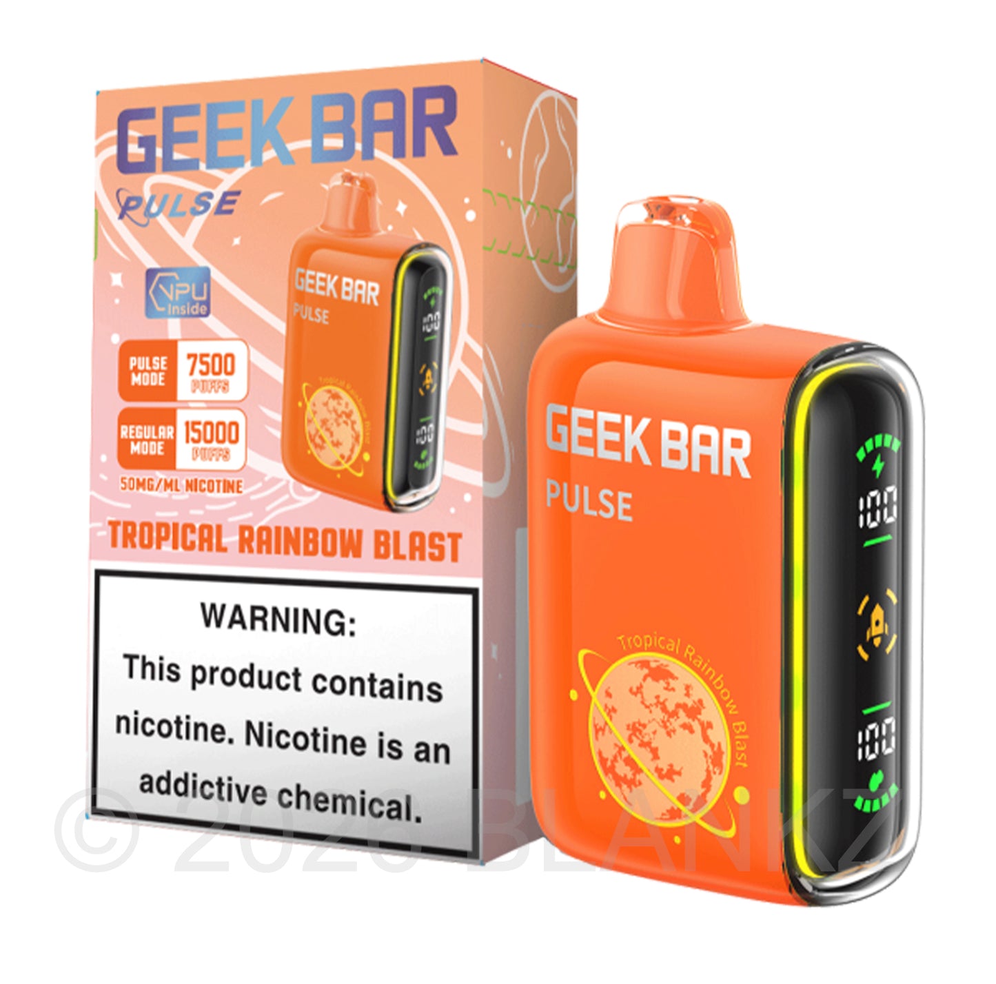 Geek Bar Pulse 15000 Puffs Disposable Vape - 5% Nicotine - 50+ Flavors