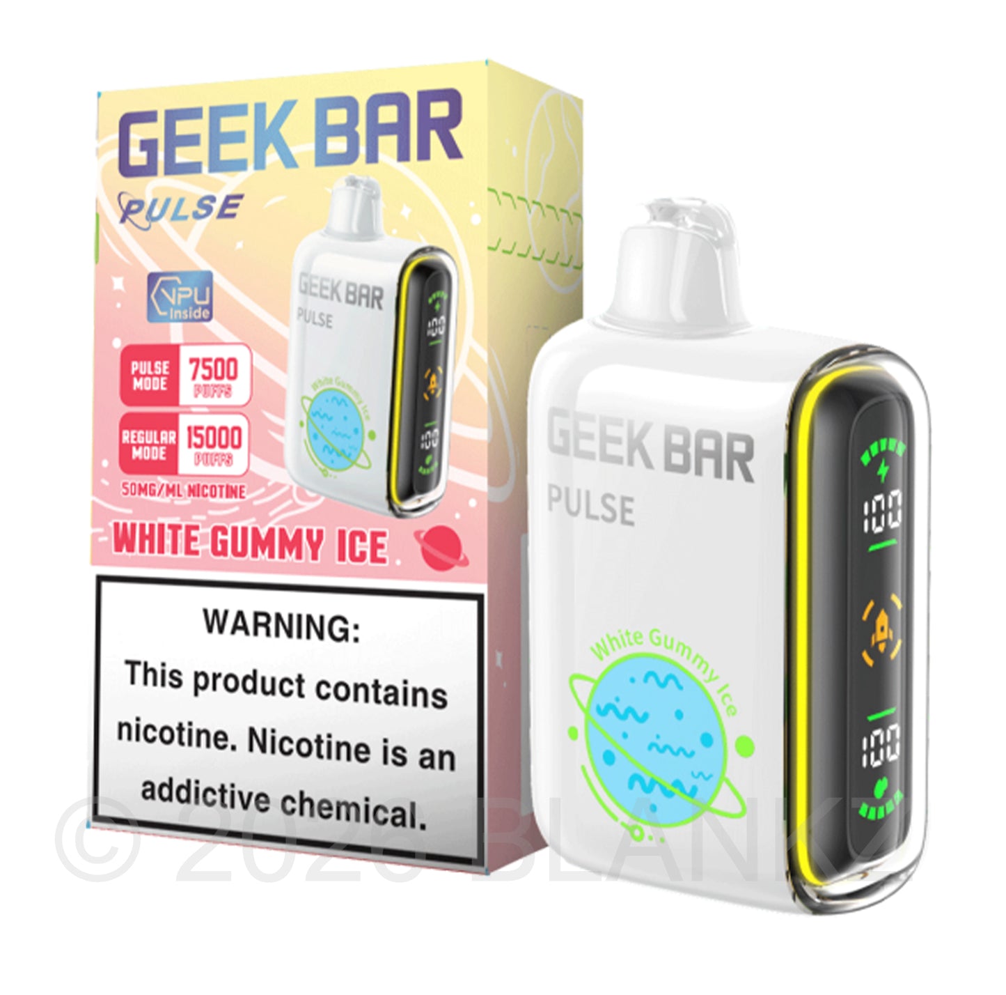 Geek Bar Pulse 15000 Puffs Disposable Vape - 5% Nicotine - 50+ Flavors