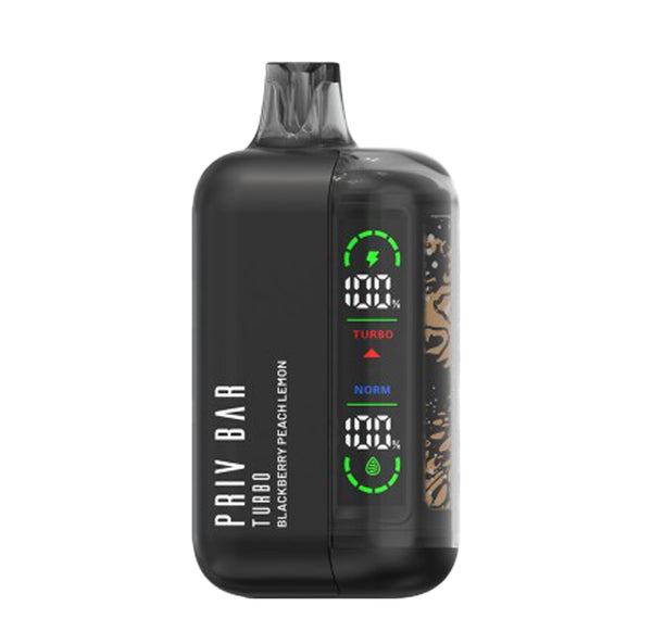 Priv Bar Vape Turbo - Blackberry Peach Lemon