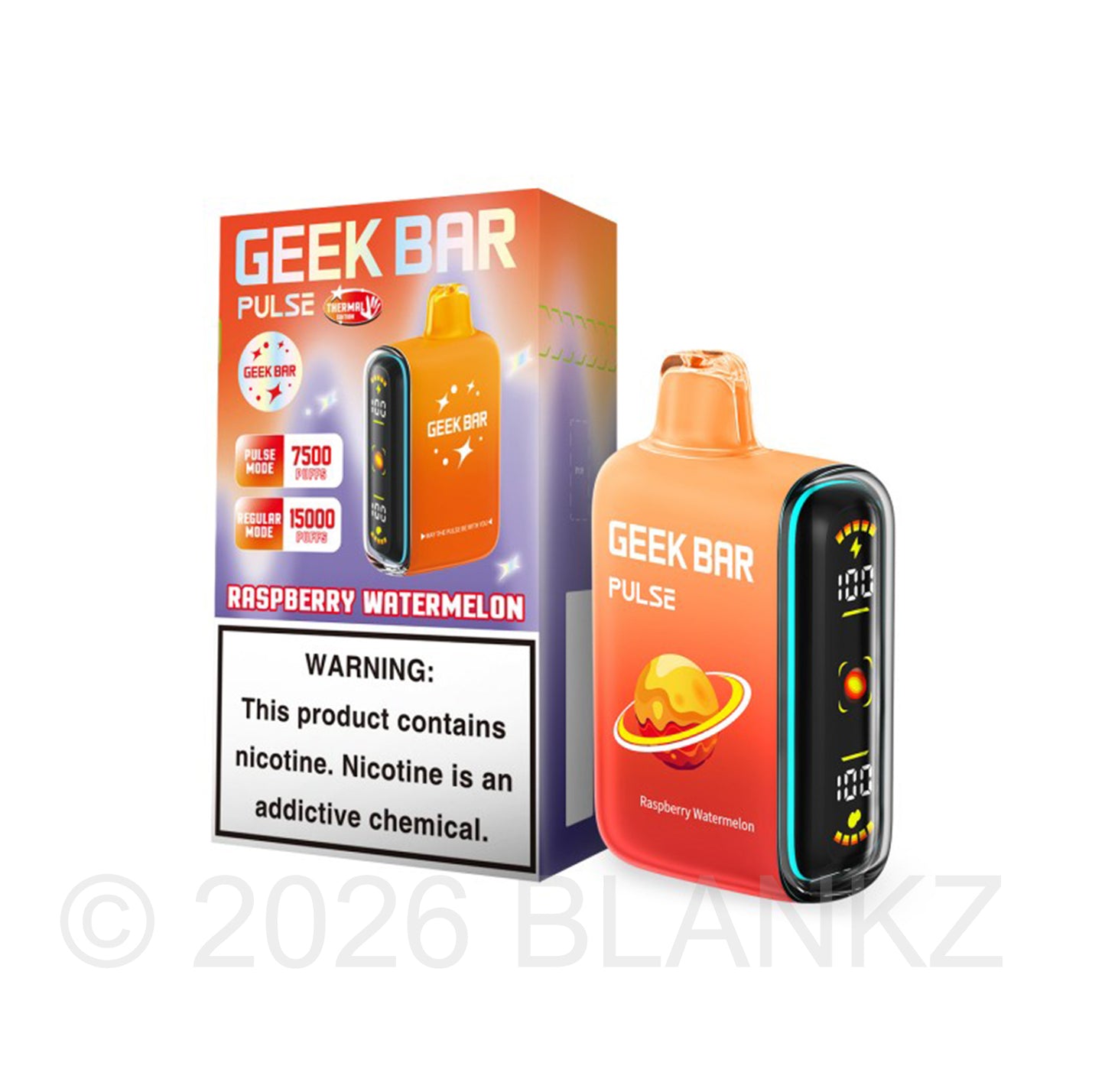 Geek Bar Pulse 15000 Puffs Disposable Vape - 5% Nicotine - 50+ Flavors