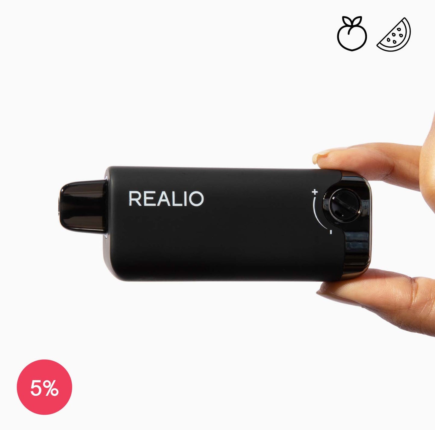 REALIO 2% & 5%-5000 Puffs-Icy & Non Icy-Filled in USA