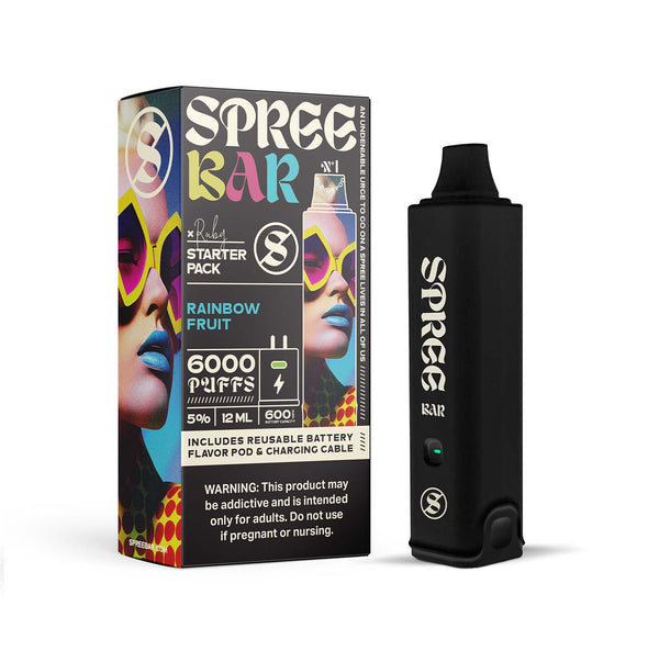 Spree Bar Disposable Vape Starter Kit with 6000 Puffs