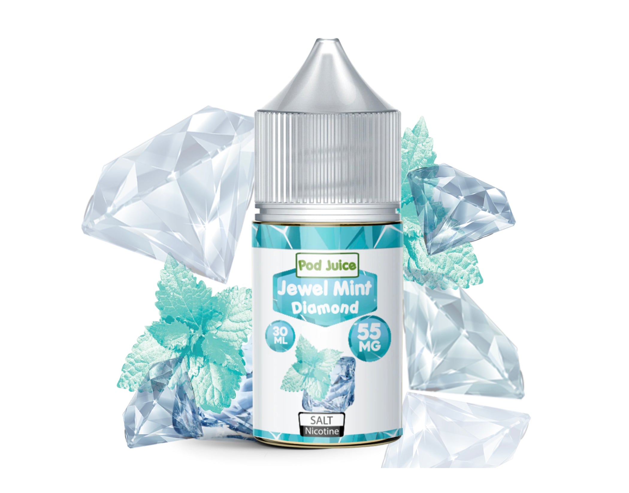 Pod Juice Salt - Jewel Mint Diamond 55MG 