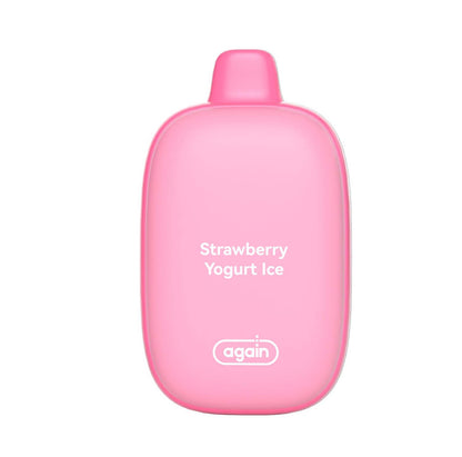 Again U-Bar 7000 Puff 3% Vape | Free Shipping - Strawberry Yogurt Ice - BLANKZ!