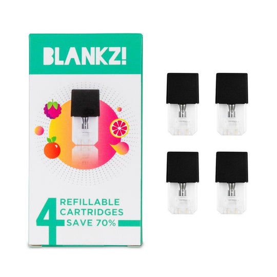 BLANKZ! Pods - Refillable Cartridges for Juul, Caliburn, & More