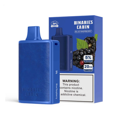 Binaries Cabin Disposable 10,000 Puff - Blue Raspberry 5% - BLANKZ!