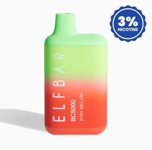 Elf Bar 5000 Puff Disposable BC5000 3% - Kiwi Melon - BLANKZ!