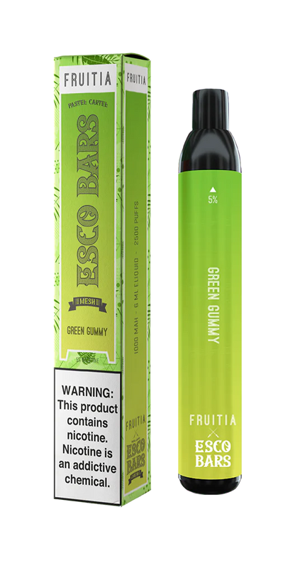Fruitia Collection Esco Bar Mesh Disposables - Green Gummy - BLANKZ!