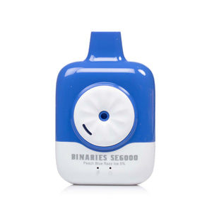 Binaries SE6000 Disposable Vape - Peach Blue Razz Ice - BLANKZ!