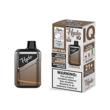 Load image into Gallery viewer, Hyde IQ Disposable Vape Recharge 5000 Puff - Tobacco - BLANKZ!
