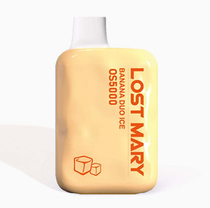 Lost Mary OS5000 x Elf Bar Disposable Vape - Banana Duo Ice (Frozen Edition) - BLANKZ!
