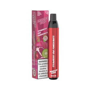 Monster Bar 2500 Puff Disposables: Strawberry Kiwi Pomegranate - BLANKZ! Pods