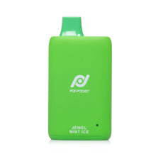 Load image into Gallery viewer, Pod Pocket 7500 Puff Disposable Vape | Free Shipping at Blankz - Jewel Mint Ice - BLANKZ!
