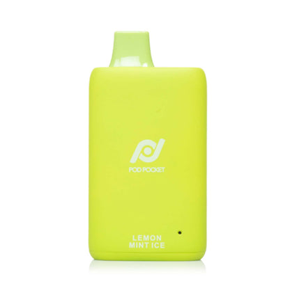 Pod Pocket 7500 Puff Disposable Vape | Free Shipping at Blankz - Lemon Mint Ice - BLANKZ!