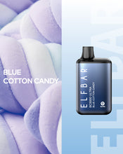Load image into Gallery viewer, Elf Bar Ultra 5000 Puff Disposable Vape - Blue Cotton Candy - BLANKZ!
