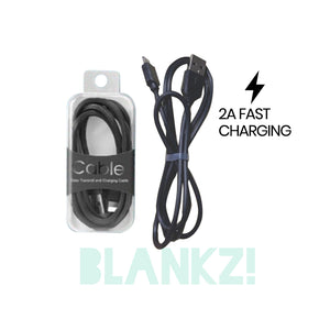 Micro-USB Charging Cable - Black - BLANKZ!