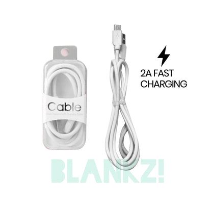 USB-C Charging Cable - White - BLANKZ!
