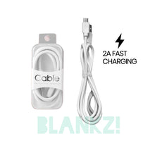 Load image into Gallery viewer, Micro-USB Charging Cable - White - BLANKZ!
